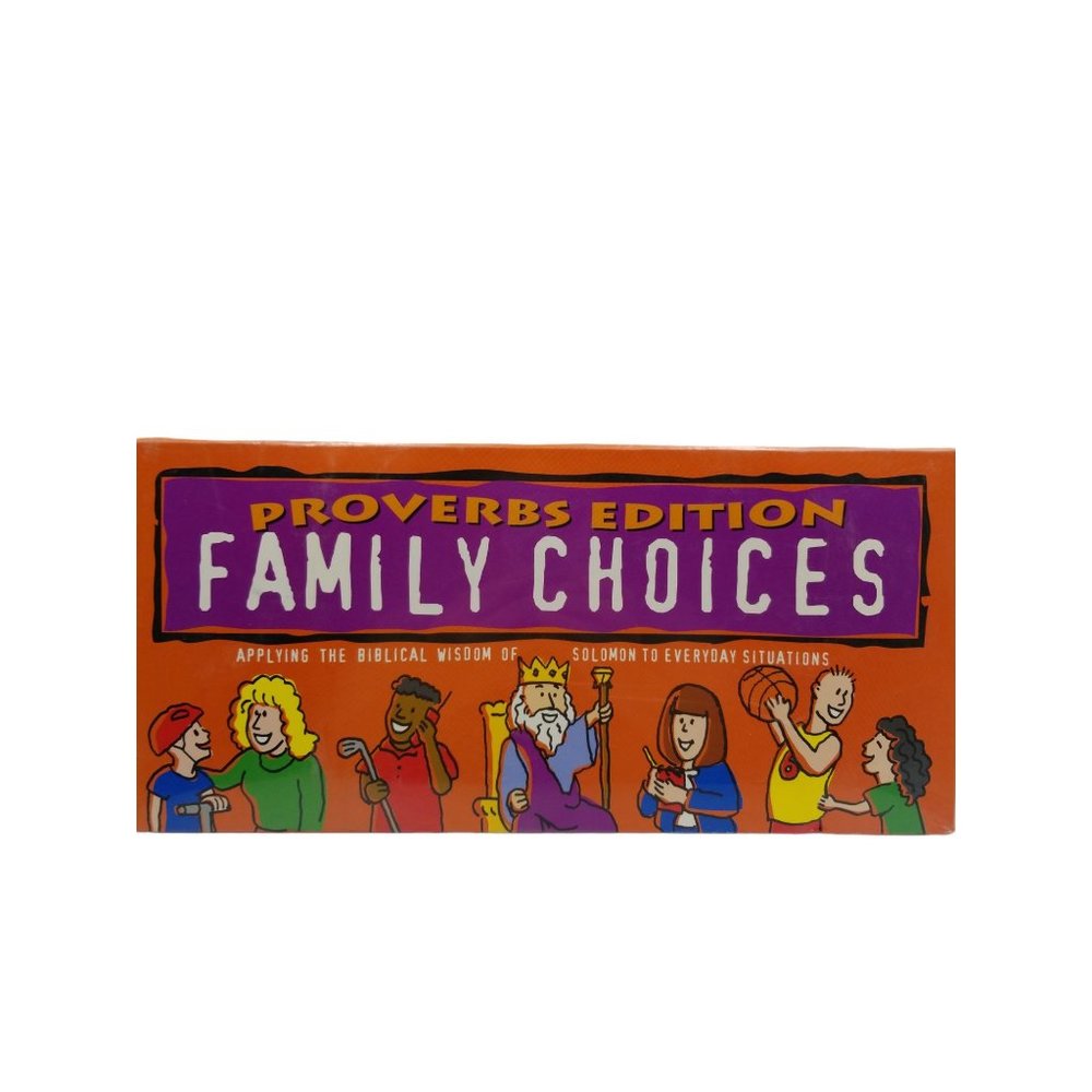 VTG Family Choices Proverbs Edition Faith Kidz Board Game Family Night
